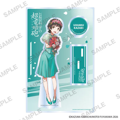 A Certain Scientific Railgun Conclusion Commemorative Acrylic Stand - Kazari Uiharu - official product view 1