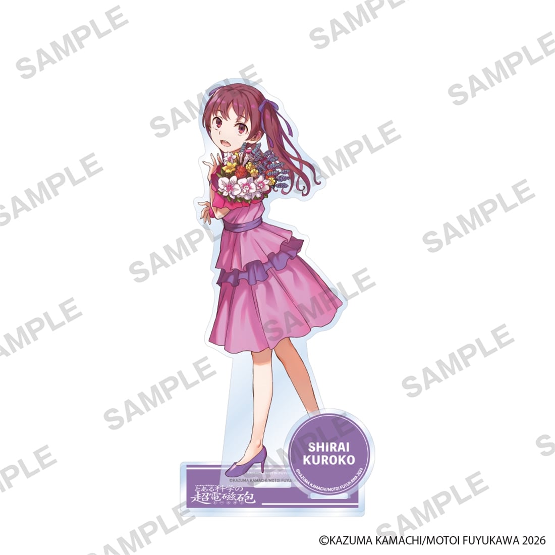 A Certain Scientific Railgun Conclusion Commemorative Acrylic Stand (4 Types) - Kuroko Shirai official image 2