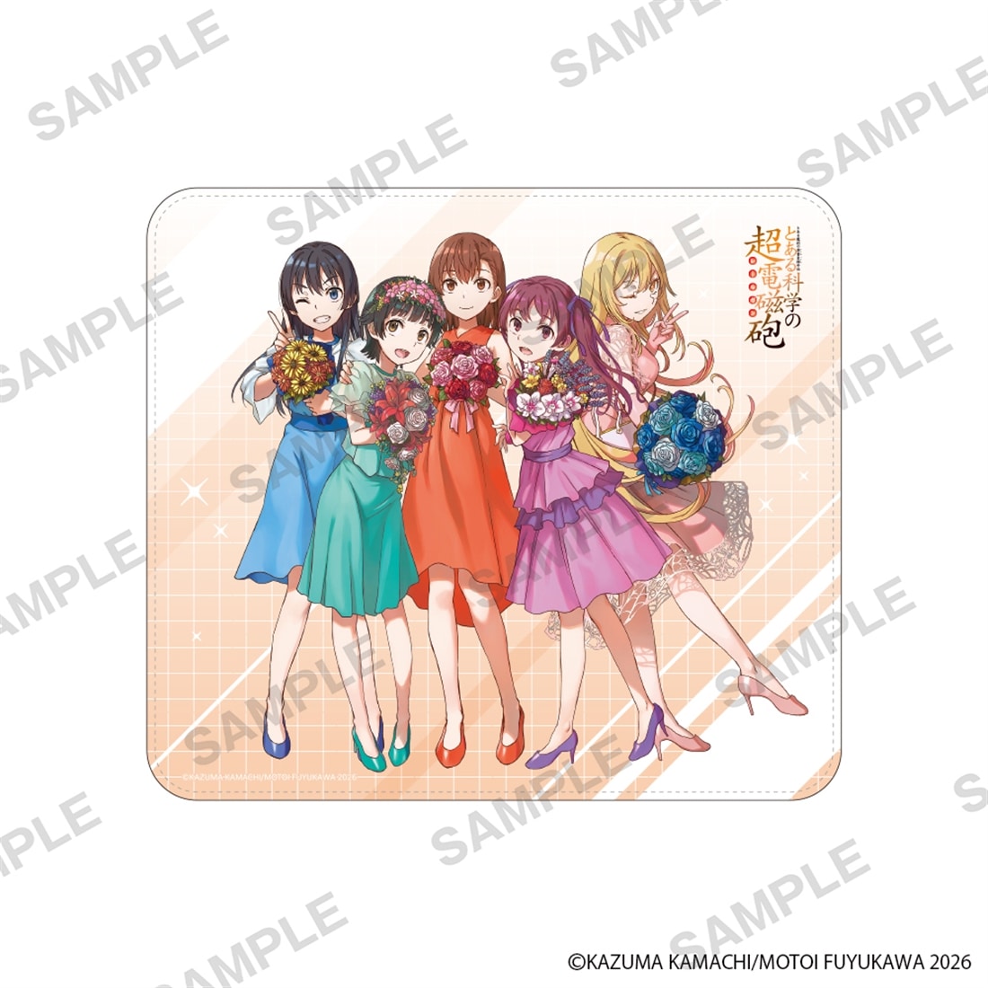 A Certain Scientific Railgun Conclusion Commemorative Faux Leather Mouse Pad - official product view 1