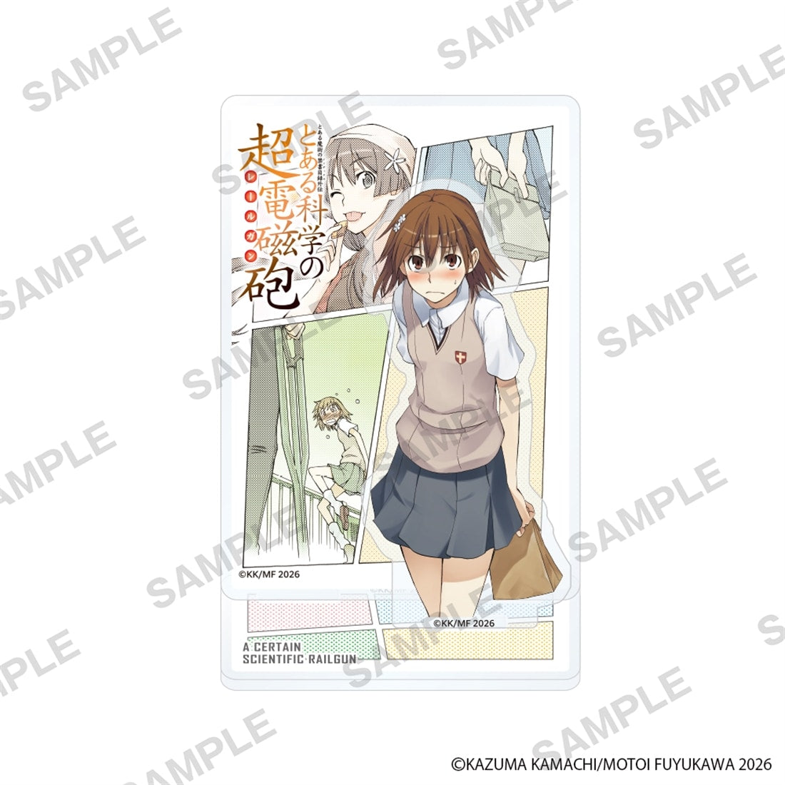 A Certain Scientific Railgun Manga Cover Acrylic Diorama (2 Types) - Volume 7 Cover official image 1