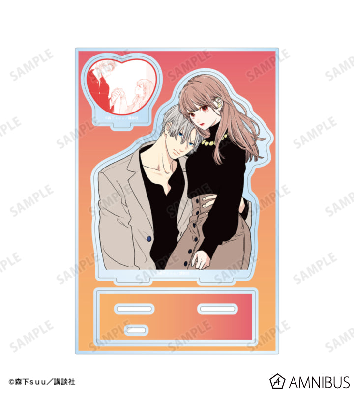 A Sign of Affection - BIG Acrylic Stands With Parts - Yuki Itose & Itsuomi Nagi - Ver. B, official product view 2