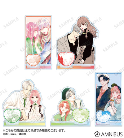 A Sign of Affection - BIG Acrylic Stands With Parts - Yuki Itose & Itsuomi Nagi - Ver. D, official product view 3