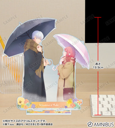 A Sign of Affection - Yuki Itose & Itsuomi Nagi Extra-Large Acrylic Stand, official product view 3