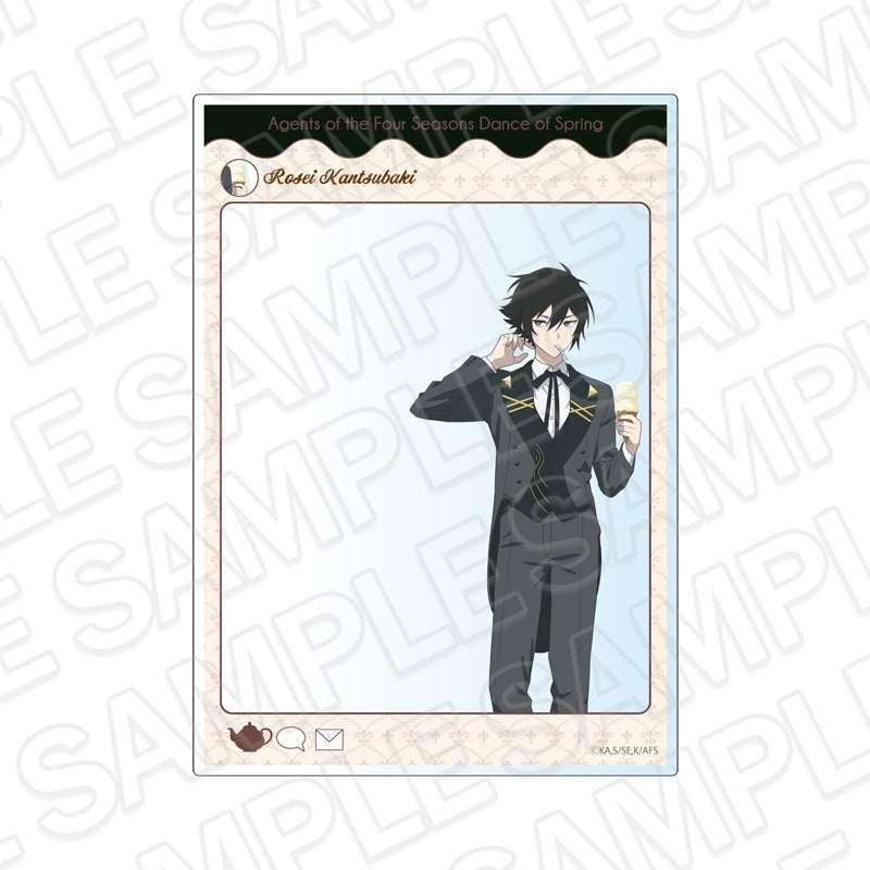 Agent of the Four Seasons Cafe ver. Rosei Kantsubaki SNS-style acrylic frame