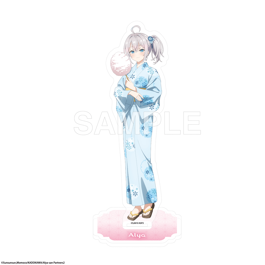 Alya Sometimes Hides Her Feelings in Russian - Acrylic Stand Yukata Ver. - Alya - official product image 1