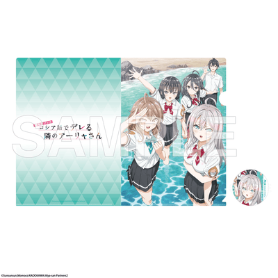 Alya Sometimes Hides Her Feelings in Russian - Clear File & Badge Set - Season 2 Main Visual - official image 1