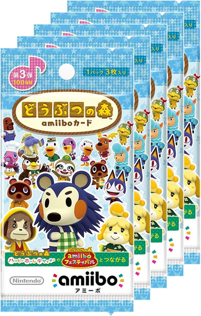 amiibo Animal Crossing amiibo Cards Series 3 – 5 Packs, product image 1