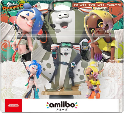amiibo Deep Cut Triple Pack – Shiver, Frye & Big Man (Splatoon Raiders), product image 1