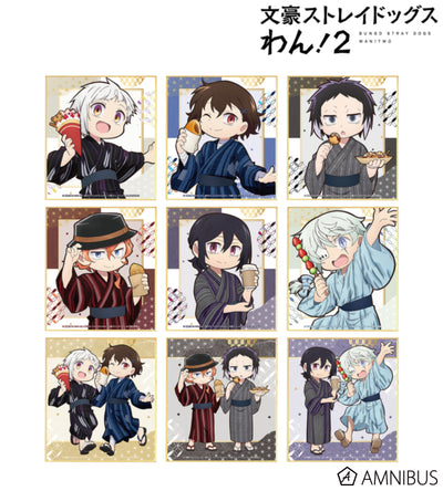Yukata Food Walk Ver. Mini Shikishi - official image 1