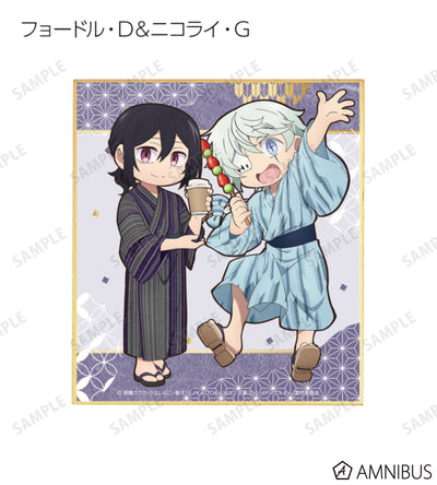 Yukata Food Walk Ver. Mini Shikishi - official image 10