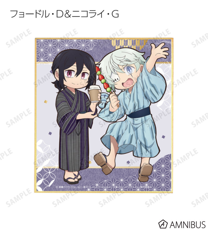 Yukata Food Walk Ver. Mini Shikishi - official image 10