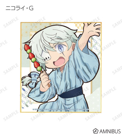 Yukata Food Walk Ver. Mini Shikishi - official image 7
