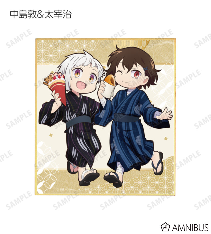 Yukata Food Walk Ver. Mini Shikishi - official image 8