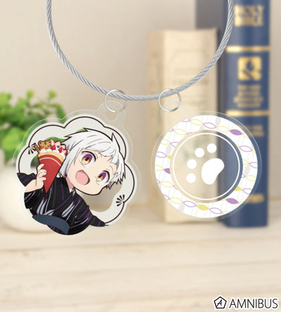 Yukata Food Walk Ver. Double Wire Acrylic Keychain - Atsushi Nakajima - official image 4
