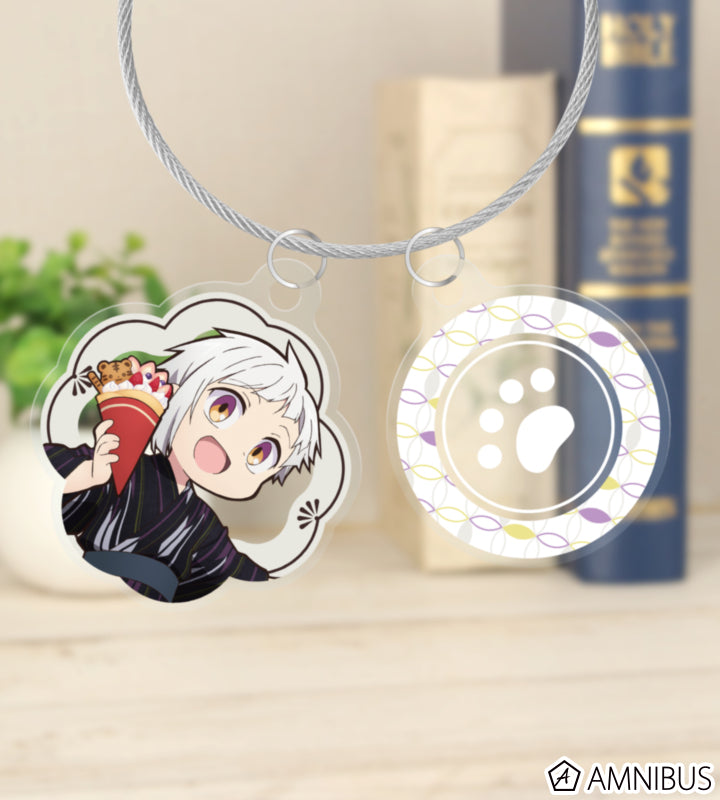 Yukata Food Walk Ver. Double Wire Acrylic Keychain - Atsushi Nakajima - official image 4