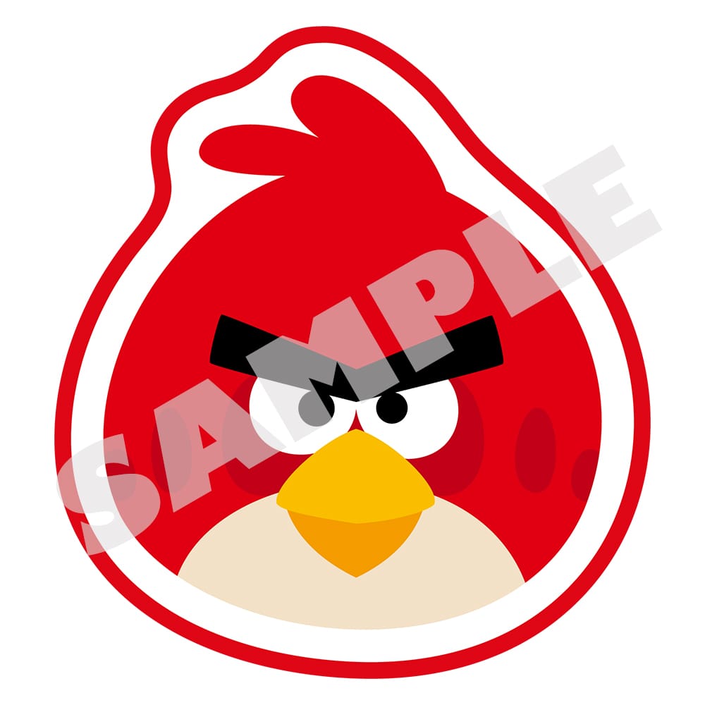 Angry Birds - Hand Towels (2 Designs), Red, official view 2
