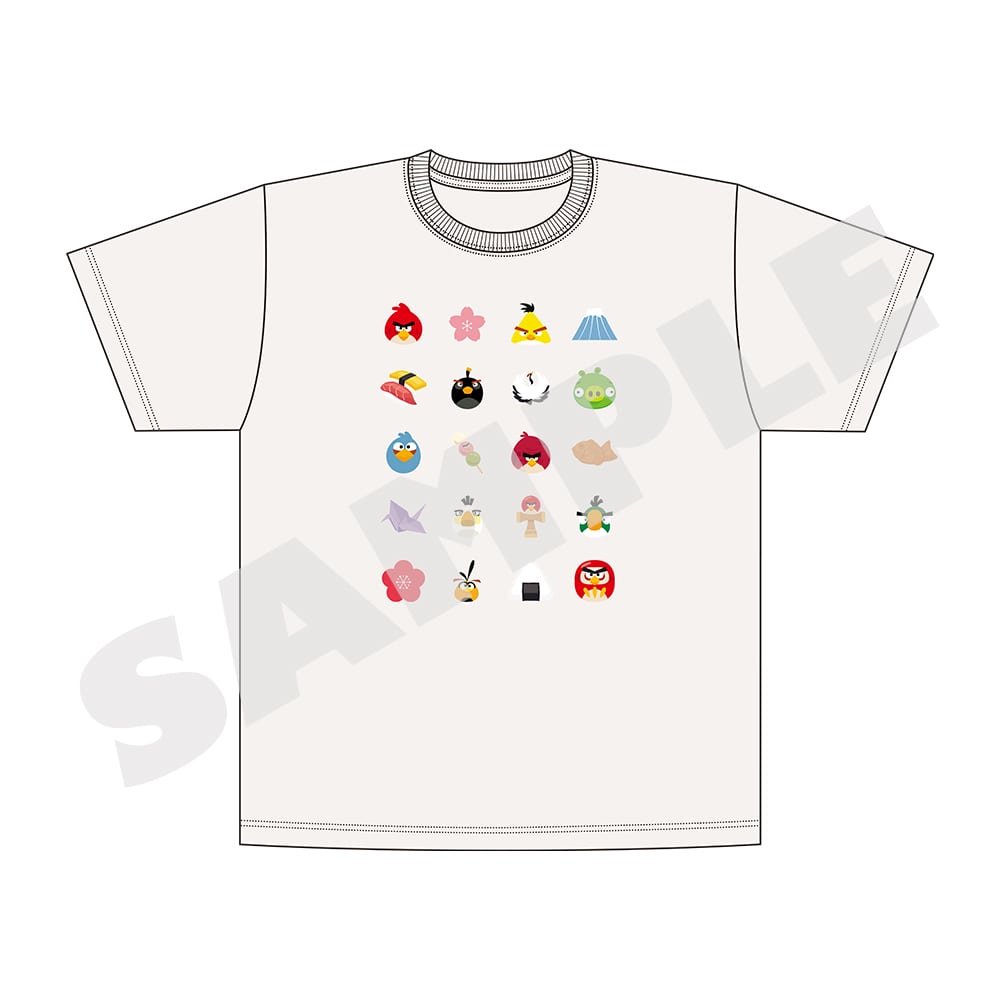 Angry Birds - Japan Icons T-Shirt (JP M–XXL), official detail