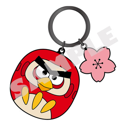 Angry Birds Daruma metal keychain, official view 2