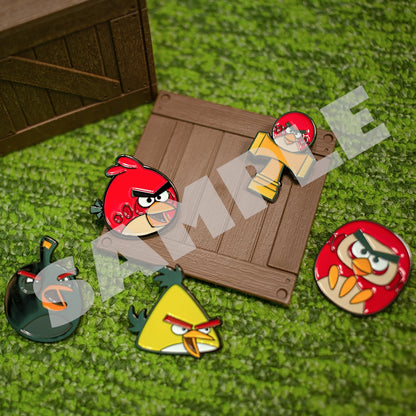Angry Birds pin badge collection overview
