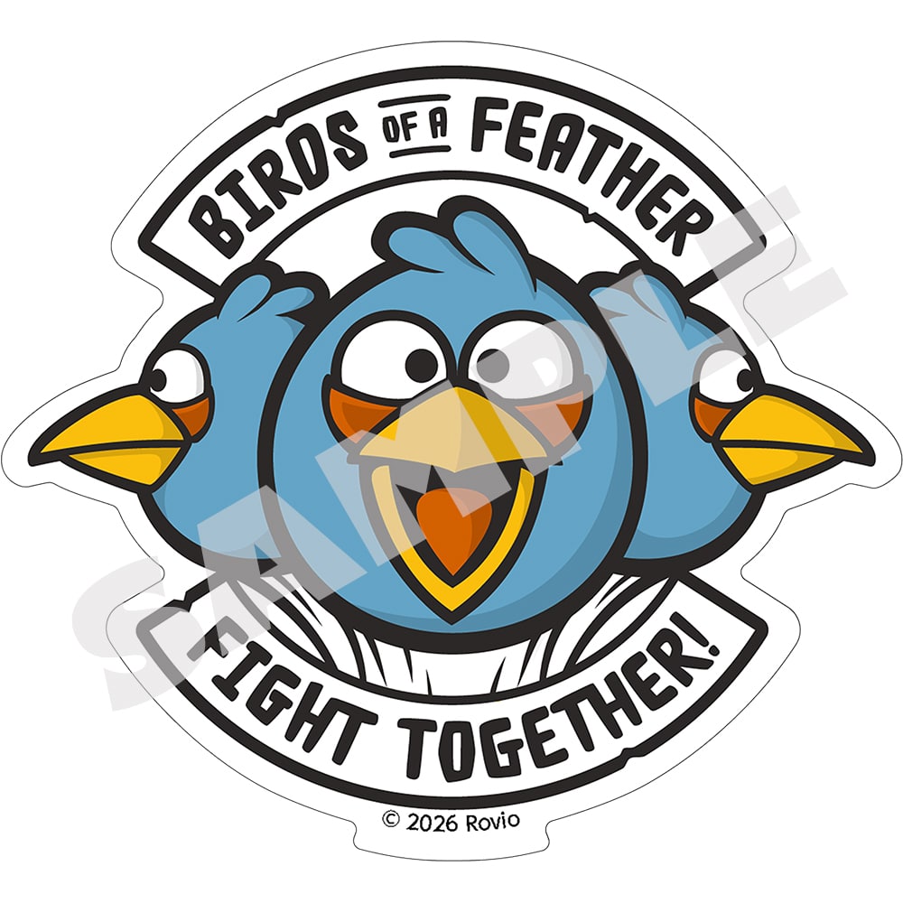 Angry Birds - Stickers (5 Designs), Blues, official view 2
