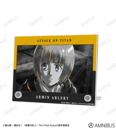 Attack on Titan Ani-Art BLACK LABEL Vol. 3 - A6 Acrylic Panels Armin Arlert, official product view 2