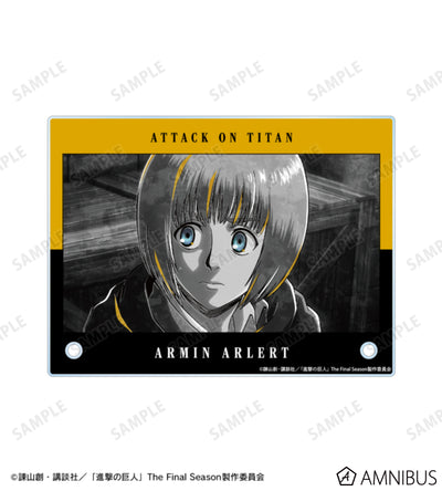 Attack on Titan Ani-Art BLACK LABEL Vol. 3 - A6 Acrylic Panels Armin Arlert, official product view 4