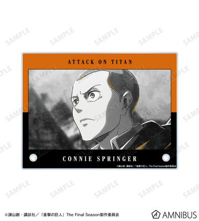 Attack on Titan Ani-Art BLACK LABEL Vol. 3 - A6 Acrylic Panels Connie Springer, official product view 4