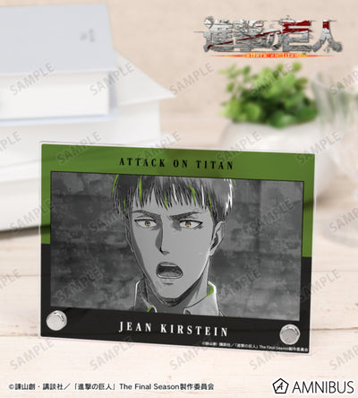 Attack on Titan Ani-Art BLACK LABEL Vol. 3 - A6 Acrylic Panels Jean Kirstein, official product view 1