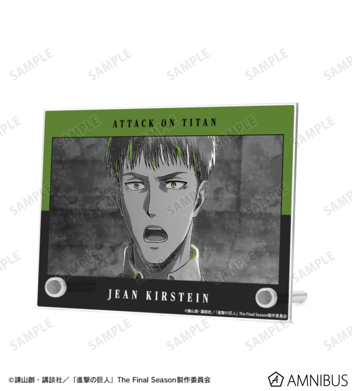 Attack on Titan Ani-Art BLACK LABEL Vol. 3 - A6 Acrylic Panels Jean Kirstein, official product view 2