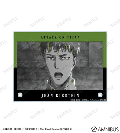 Attack on Titan Ani-Art BLACK LABEL Vol. 3 - A6 Acrylic Panels Jean Kirstein, official product view 4