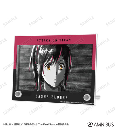 Attack on Titan Ani-Art BLACK LABEL Vol. 3 - A6 Acrylic Panels Sasha Braus, official product view 2
