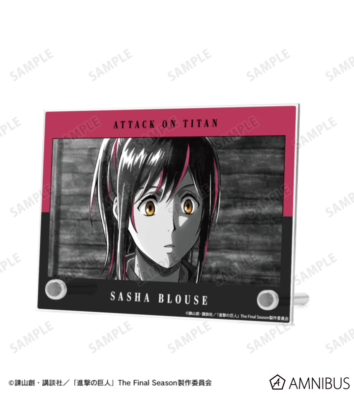 Attack on Titan Ani-Art BLACK LABEL Vol. 3 - A6 Acrylic Panels Sasha Braus, official product view 2