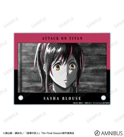 Attack on Titan Ani-Art BLACK LABEL Vol. 3 - A6 Acrylic Panels Sasha Braus, official product view 4