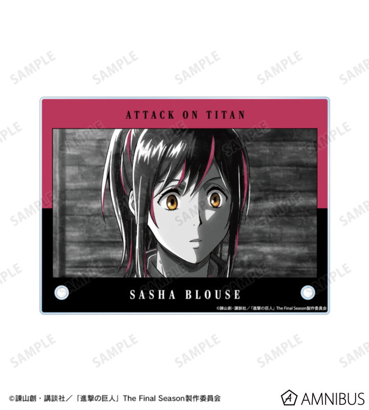 Attack on Titan Ani-Art BLACK LABEL Vol. 3 - A6 Acrylic Panels Sasha Braus, official product view 4