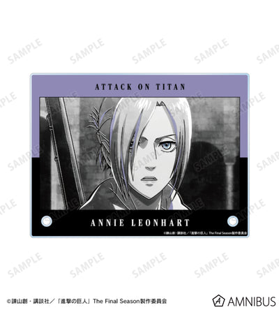 Attack on Titan Ani-Art BLACK LABEL Vol. 3 - A6 Acrylic Panels Annie Leonhart, official product view 4