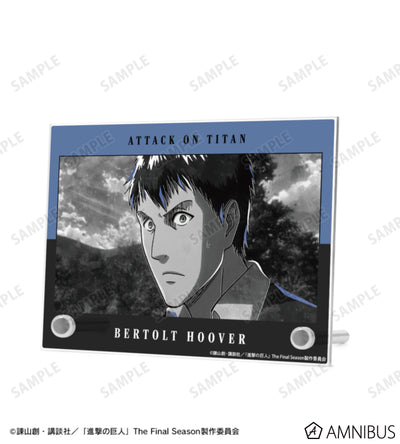 Attack on Titan Ani-Art BLACK LABEL Vol. 3 - A6 Acrylic Panels Bertolt Hoover, official product view 2