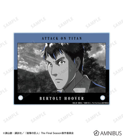 Attack on Titan Ani-Art BLACK LABEL Vol. 3 - A6 Acrylic Panels Bertolt Hoover, official product view 4
