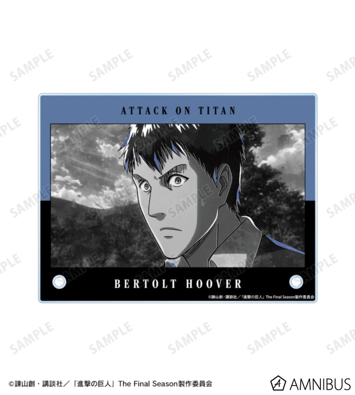 Attack on Titan Ani-Art BLACK LABEL Vol. 3 - A6 Acrylic Panels Bertolt Hoover, official product view 4