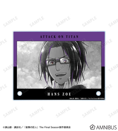 Attack on Titan Ani-Art BLACK LABEL Vol. 3 - A6 Acrylic Panels Hange Zoe, official product view 4