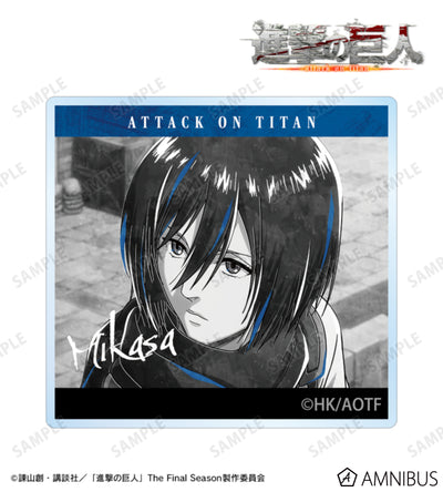 Attack on Titan Ani-Art BLACK LABEL Vol. 3 - Acrylic Mascots Mikasa Ackerman, official product view 1