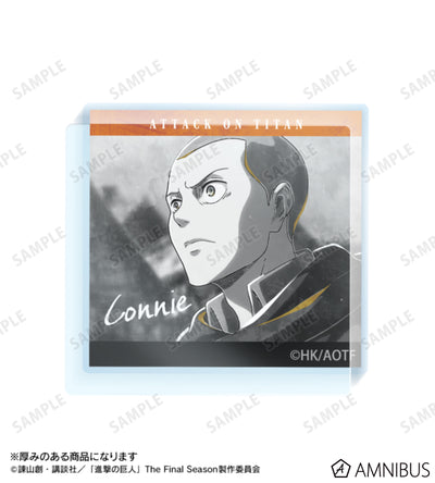 Attack on Titan Ani-Art BLACK LABEL Vol. 3 - Acrylic Mascots Connie Springer, official product view 2