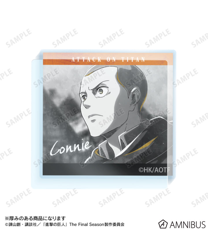 Attack on Titan Ani-Art BLACK LABEL Vol. 3 - Acrylic Mascots Connie Springer, official product view 2