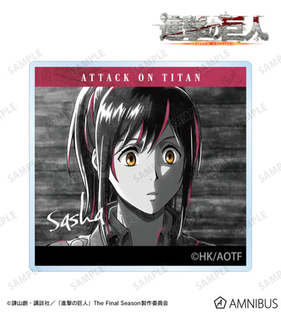 Attack on Titan Ani-Art BLACK LABEL Vol. 3 - Acrylic Mascots Sasha Braus, official product view 1