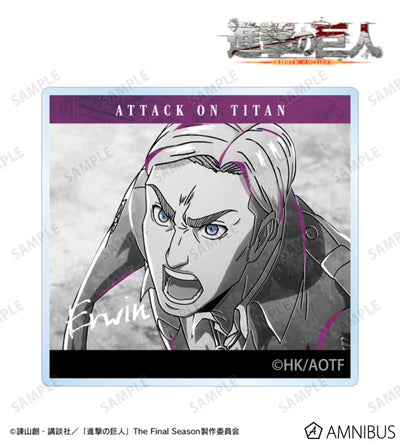Attack on Titan Ani-Art BLACK LABEL Vol. 3 - Acrylic Mascots Erwin Smith, official product view 1
