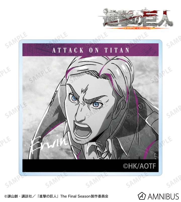 Attack on Titan Ani-Art BLACK LABEL Vol. 3 - Acrylic Mascots Erwin Smith, official product view 1
