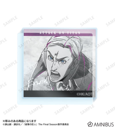 Attack on Titan Ani-Art BLACK LABEL Vol. 3 - Acrylic Mascots Erwin Smith, official product view 2