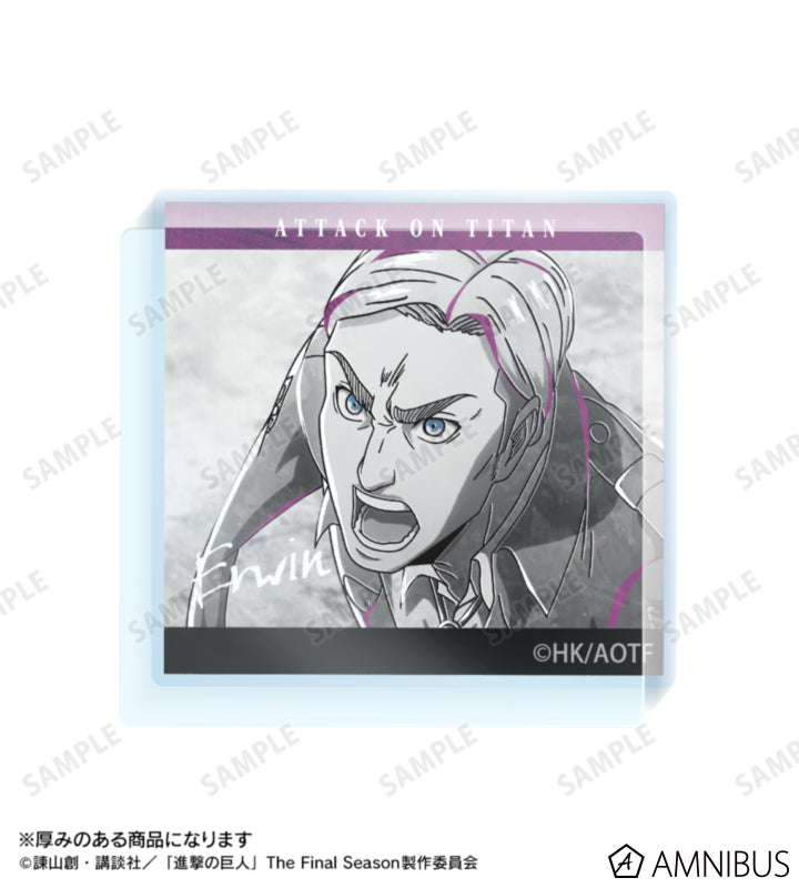 Attack on Titan Ani-Art BLACK LABEL Vol. 3 - Acrylic Mascots Erwin Smith, official product view 2