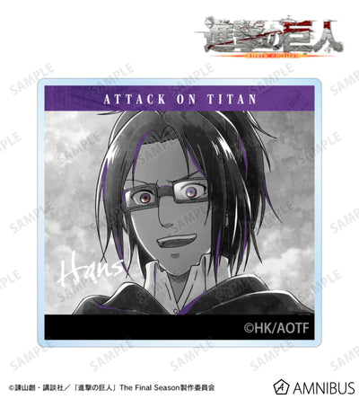Attack on Titan Ani-Art BLACK LABEL Vol. 3 - Acrylic Mascots Hange Zoe, official product view 1