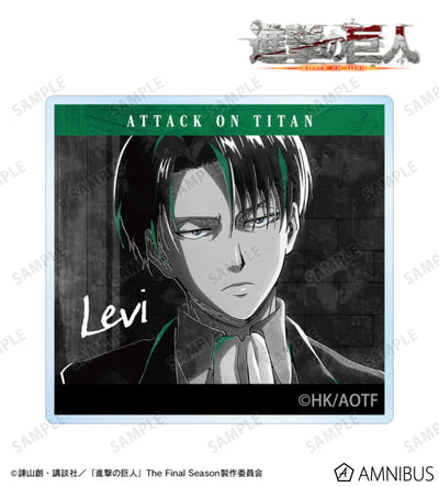Attack on Titan Ani-Art BLACK LABEL Vol. 3 - Acrylic Mascots Levi Ackerman, official product view 1