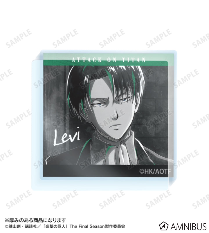 Attack on Titan Ani-Art BLACK LABEL Vol. 3 - Acrylic Mascots Levi Ackerman, official product view 2